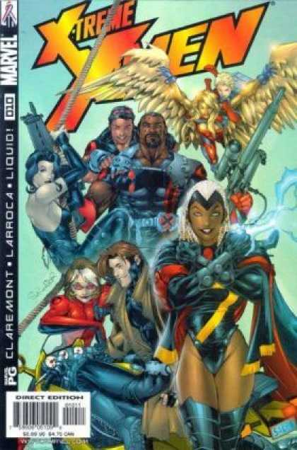 X-Treme X-Men 10 - Marvel - Wings - Superheroes - Guns - Costumes - Salvador Larroca