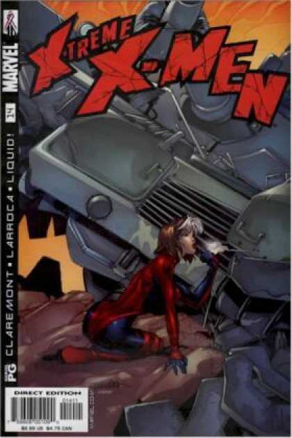 X-Treme X-Men 14 - Liquid - Army Tank - Direct Edition - Pg - Rock - Salvador Larroca