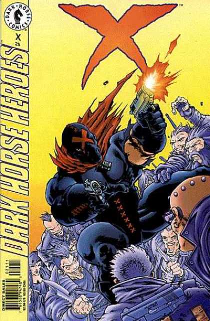 X 25 - Dark Horse Comics - Knight - Gun - Weapon - Dark Horse Heroes