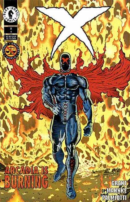 X 4 - Dark Horse Comics - Superhero - Fire - Comics - Arcadia Is Burning - Doug Mahnke, Jimmy Palmiotti