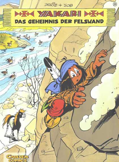 Yakari 25 - Das Geheimnis Der Felswand - Derib U0026 Job - Carlsen Comics - Indian Climbing - Horse