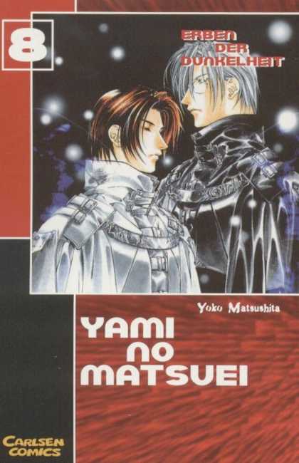 Yami No Matsuei 8 - Anime - Two Anime Men - Grey-haired Anime Male With Younger One - Snowflakes - Night Time