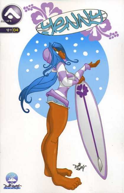 Yenny 4 - Snow - Surfboard - Tanned Girl - Alias - Blue Hair