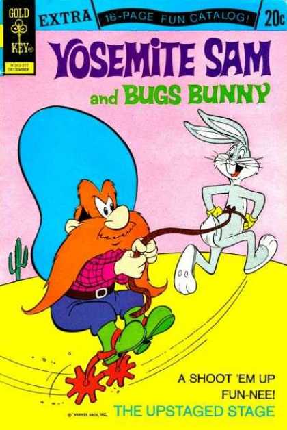 Gold Key - Cactus - Spurs - 16-page Fun Catalog - The Upstaged Stage Yosemite Sam 11 - Gold Key - Cactus - Spurs - 16-page Fun Catalog - The Upstaged Stage