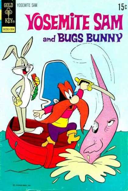 Gold Key - 15c - 90263-304 - Bugs Bunny Yosemite Sam 13 - Gold Key - 15c - 90263-304 - Bugs Bunny