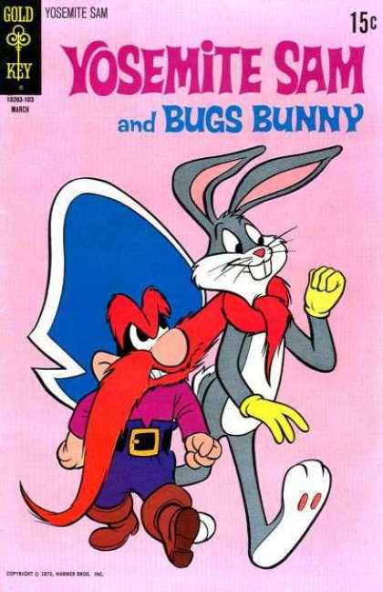 Yosemite Sam 2 - Bugs Bunny - Red Beard - Blue Hat - Rabbit - Long