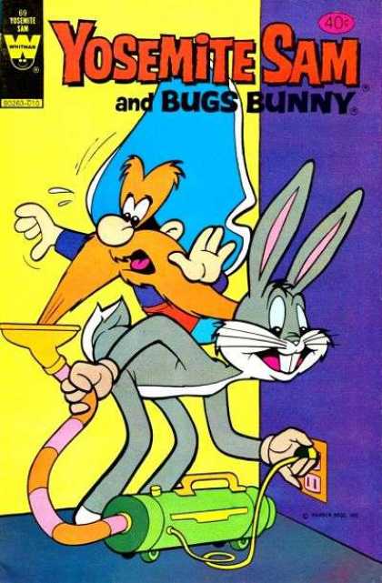 Yosemite Sam 69 - Bugs Bunny - Vacuum - Moustache - Plug - Whitman