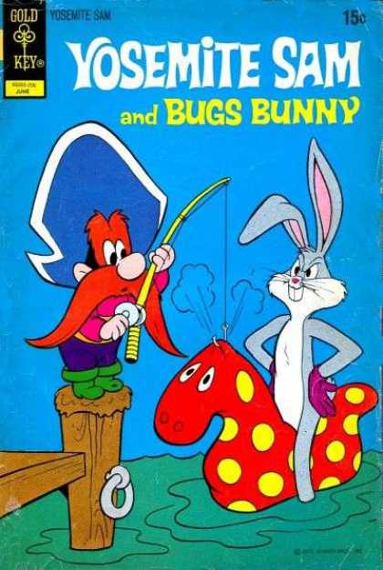 Yosemite Sam - Bugs Bunny - Docks - Water - Fishing Pole Yosemite Sam 8 - Yosemite Sam - Bugs Bunny - Docks - Water - Fishing Pole
