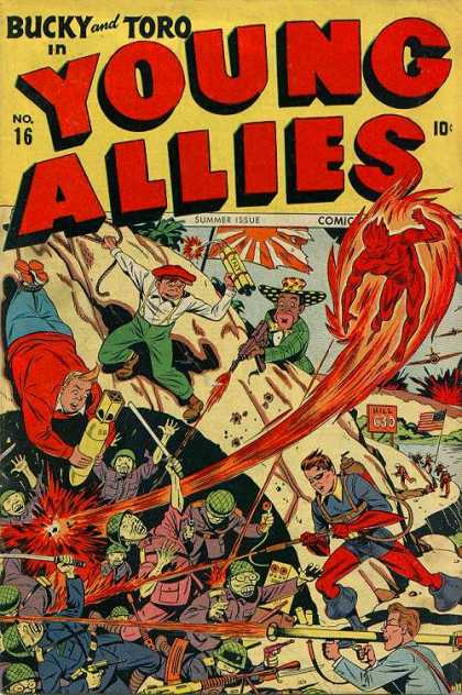 Young Allies 16 - Bucky - Toro - Bomb - Soldier - Summer Issue