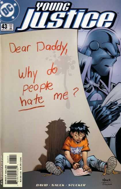Young Justice 43 - David - Stucker - Nauck - Daddy - Letter