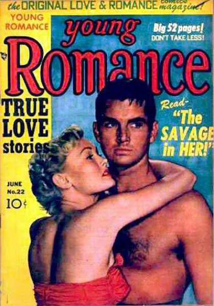 Young Romance 22 - True Love Stories - The Savage In Her - Dont Take Less - Original Love And Romance - Swimsuit
