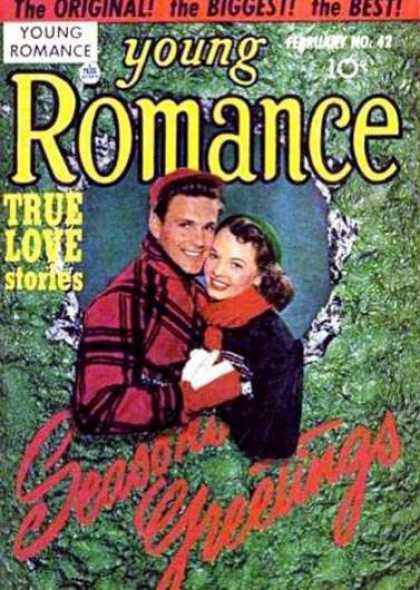 Young Romance 42 - Young Romance - True Love Stories - February No 42 - Couple - Winter Clothing