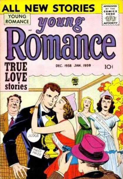 Young Romance 91 - All New Stories - Comics Code - True Love Stories - Women - Man