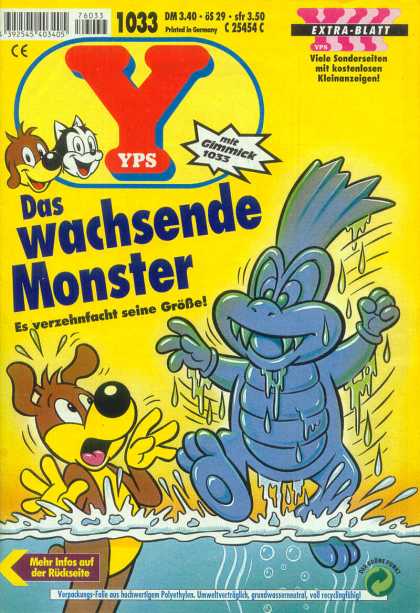 Yps - Das wachsende Monster - Dog - German - Wachsende Monster - Yellow - Cat
