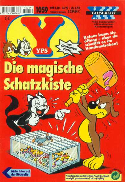 Yps - Die magische Schatzkiste - Cat - Dog - Gimmick - Hammer - Question Mark