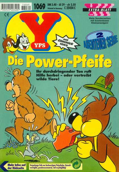 Yps - Die Power-Pfeife - Die Power-pfiefe - Whistle - Bear - Mose - Hat