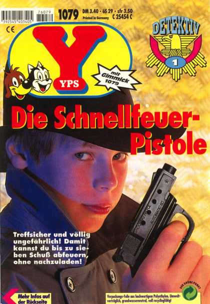 Yps - Die Schnellfeuer-Pistole - Detective - Cowboy Hat - Gun - Young Boy - German Language
