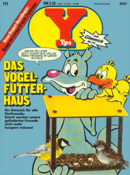 Yps - Das Vogel-Futter-Haus - Germany - Bird - Dog - Gimmick - Bird Feeder