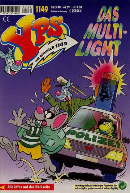 Yps - Das Multi-Light - Police Car - Multi-light - Siren - Yps - Gimmick