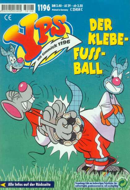 Yps - Der Klebe-Fussball - 1196 - Der Klebe - Fuss-ball - Alle Infos Out Der Ruckseite - Mouse
