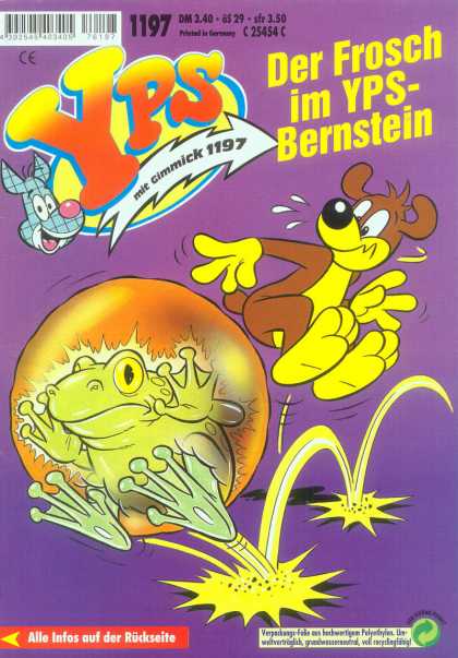 Yps - Der Frosch im YPS-Bernstein