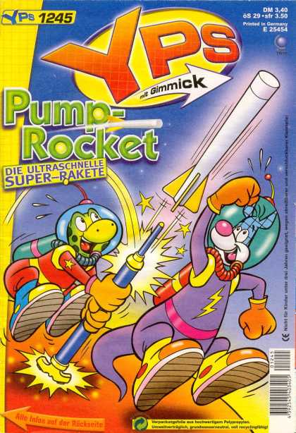Yps - Pump-Rocket - 1245 - Gimmick - Pump-rocket - Rocket - Frog