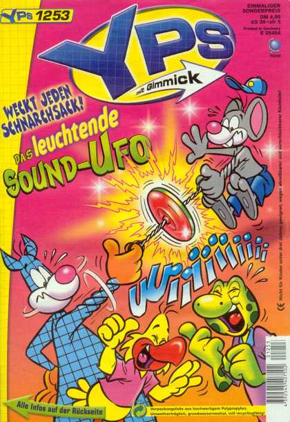 Yps - Das leuchtende Sound-UFO - 1253 - Weckt Jeden Schnarchsack - Mouse - Cat - Sound-ufo
