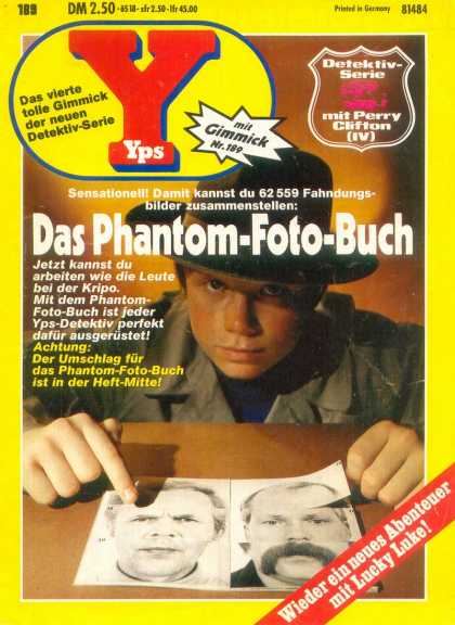 Yps - Das Phantom-Foto-Buch - Photo - Boy - Hat - Mugshots - Detective