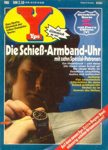 Yps - Die Schieï¿½-Armband-Uhr - Wristwatch - Boy - Gimmick - Perry Clifton - Germany