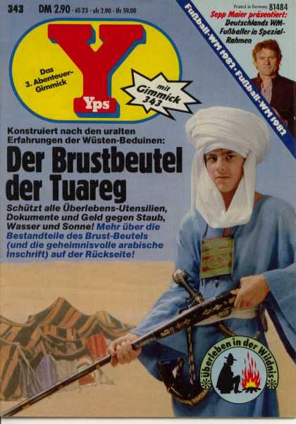 Yps - Der Brustbeutel der Tuareg - Desert - Gun - Man - Fire - Mit Gimmick