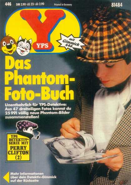 Yps - Das Phantom-Foto-Buch - Detective Kit - Sherlock Holmes - Toy - Book - Mystery Pictures