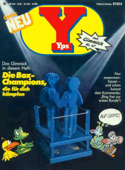 Yps - Die Box-Champions, die fï¿½r dich kï¿½mpfen - Die Box - Gimmick - Mouse - Duck - Boxing Ring