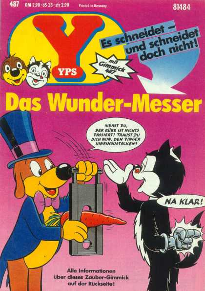 Yps - Das Wunder-Messer - German - Guillotine - Carrot - Power Glove - Trick