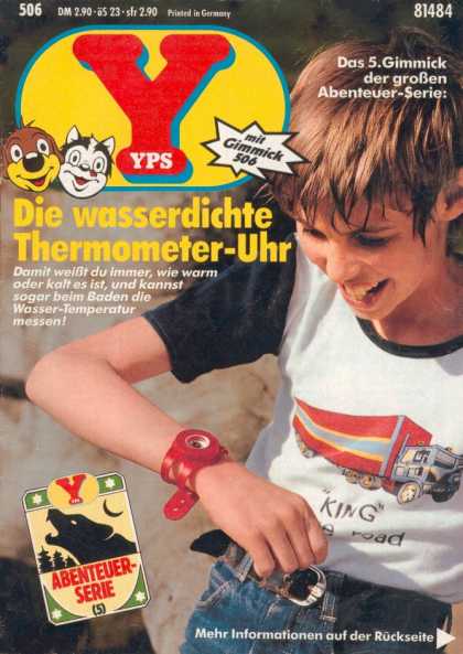 Yps - Die wasserdichte Thermometer-Uhr
