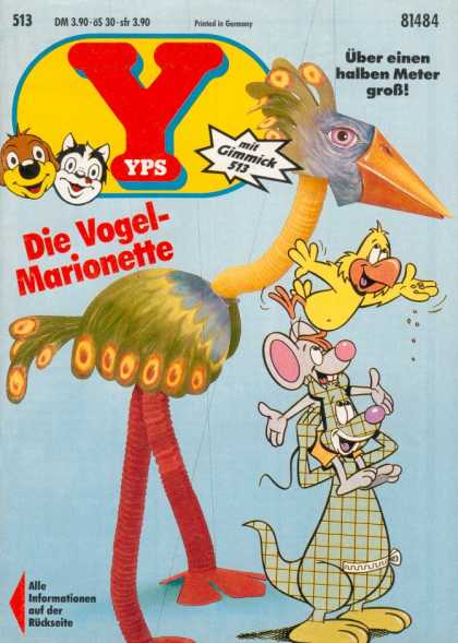 Yps - Die Vogel-Marionette - Ird - Rats - Chicks - Dog - Cat