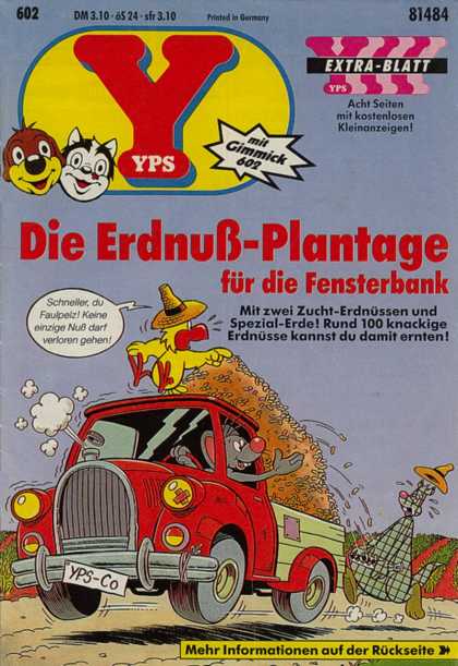 Yps - Die Erdnuï¿½-Plantage fï¿½r die Fensterbank - Die Erdnub-plantage - Fur Die Fensterbank - German - Animals - Truck With Grain