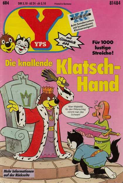 Yps - Die knallende Klatsch-Hand - King - Throne - Crown - Spear - Chain
