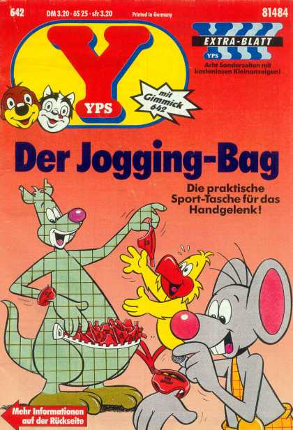 Yps - Der Jogging-Bag - Der Jogging-bag - Mouse - Chicken - Zip - Animals