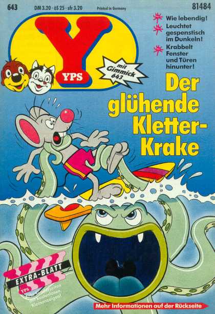 Yps - Der glï¿½hende Kletter-Krake - German - Humor - Funny Animals - Mouse - Octopus