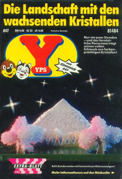 Yps - Die Landschaft mit den wachsenden Kristallen