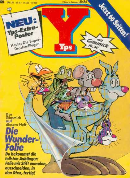 Yps - Die Wunder-Folie - Frog - Duck - Mouse - Animals - Gimmick