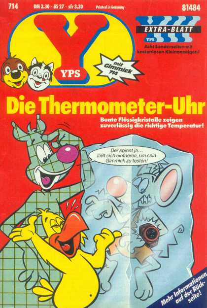 Yps - Die Thermometer-Uhr - In Frozen State - The Ice Arrest - Deep Freeze - Mouse In The Ice - Brrr Its Cccold