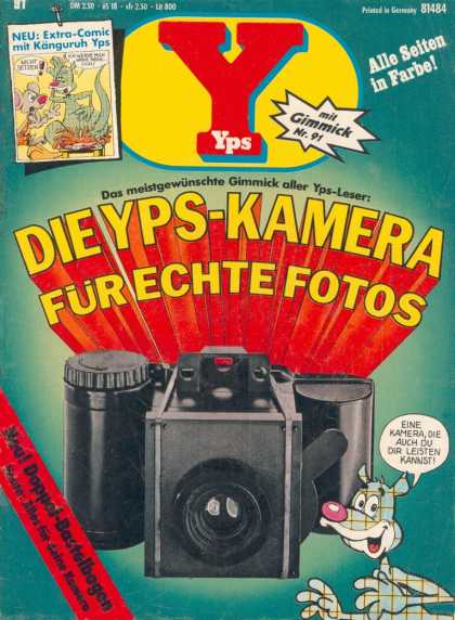 Yps - Die Yps-Kamera fï¿½r echte Fotos - German Comic - Camera - Mouse - Extra Comic Inside - Taking Pictures