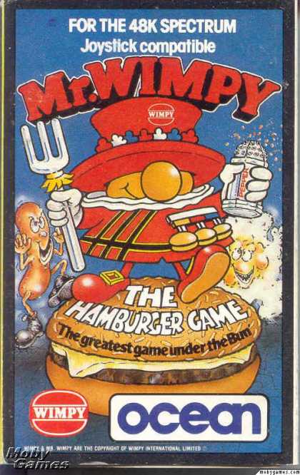 ZX Spectrum Games - Mr. Wimpy: The Hamburger Game