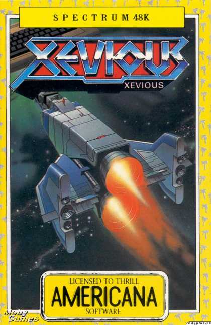 ZX Spectrum Games - Xevious