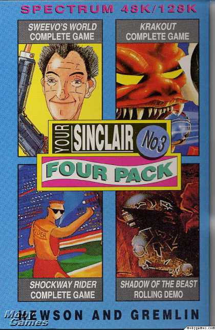 ZX Spectrum Games - Your Sinclair Four Pack December 1990