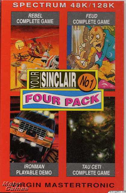 ZX Spectrum Games - Your Sinclair Four Pack October 1990