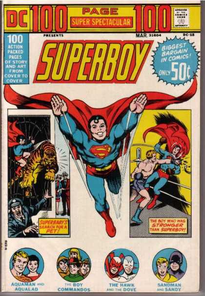 100 Page Super Spectacular 15 - Superboy - Costume - Dc - Battle - Policeman