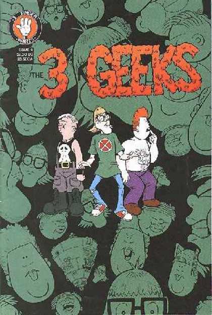 3 Geeks 4 - Skull Shirt - Eyeglasses - Redhead - Blonde - Trio