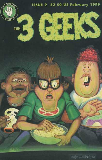 3 Geeks 9 - Finger Prints - Issue 9 - Popcorn - Boys - February 1999